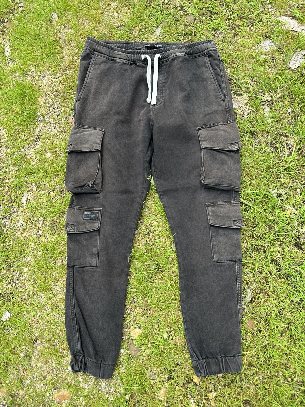 Edition Japan MULTIPOCKET JAPANESE BRAND TROUSERS FADED SWEAT JOGGER PANTS Size US 34 / EU 50 - 1 Thumbnail