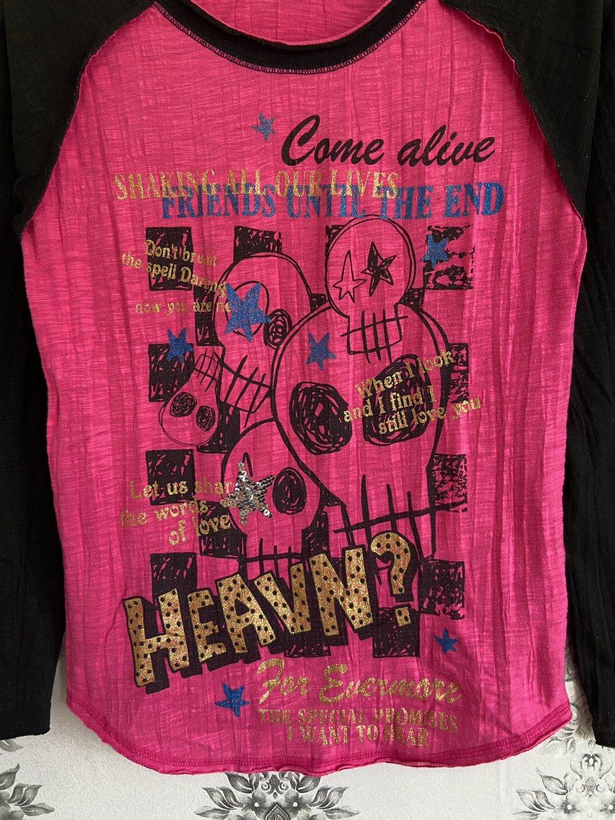 Hysteric Glamour Japanese Poem Skull Blue Strive HystericGlamour Style Size US M / EU 48-50 / 2 - 2 Thumbnail