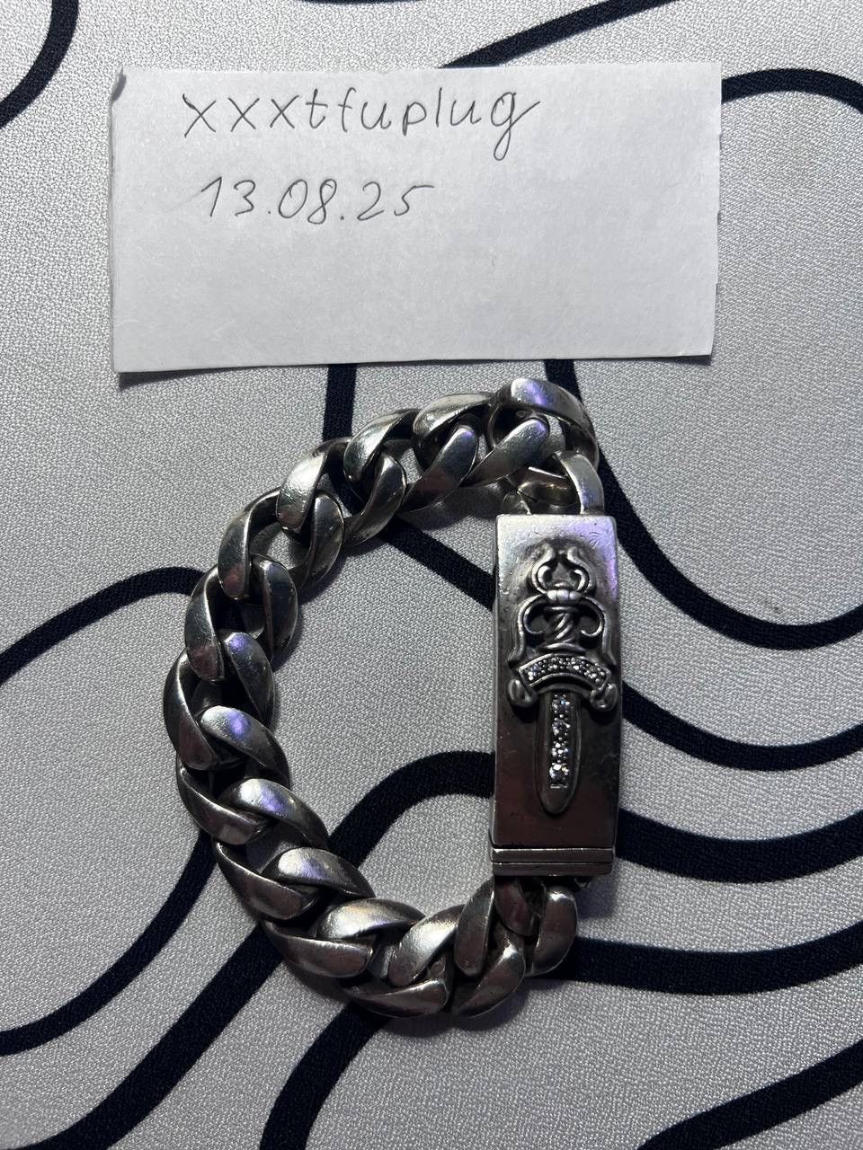 Chrome Hearts Chrome Hearts Dagger Bracelet ICE vvs Size ONE SIZE - 1 Thumbnail