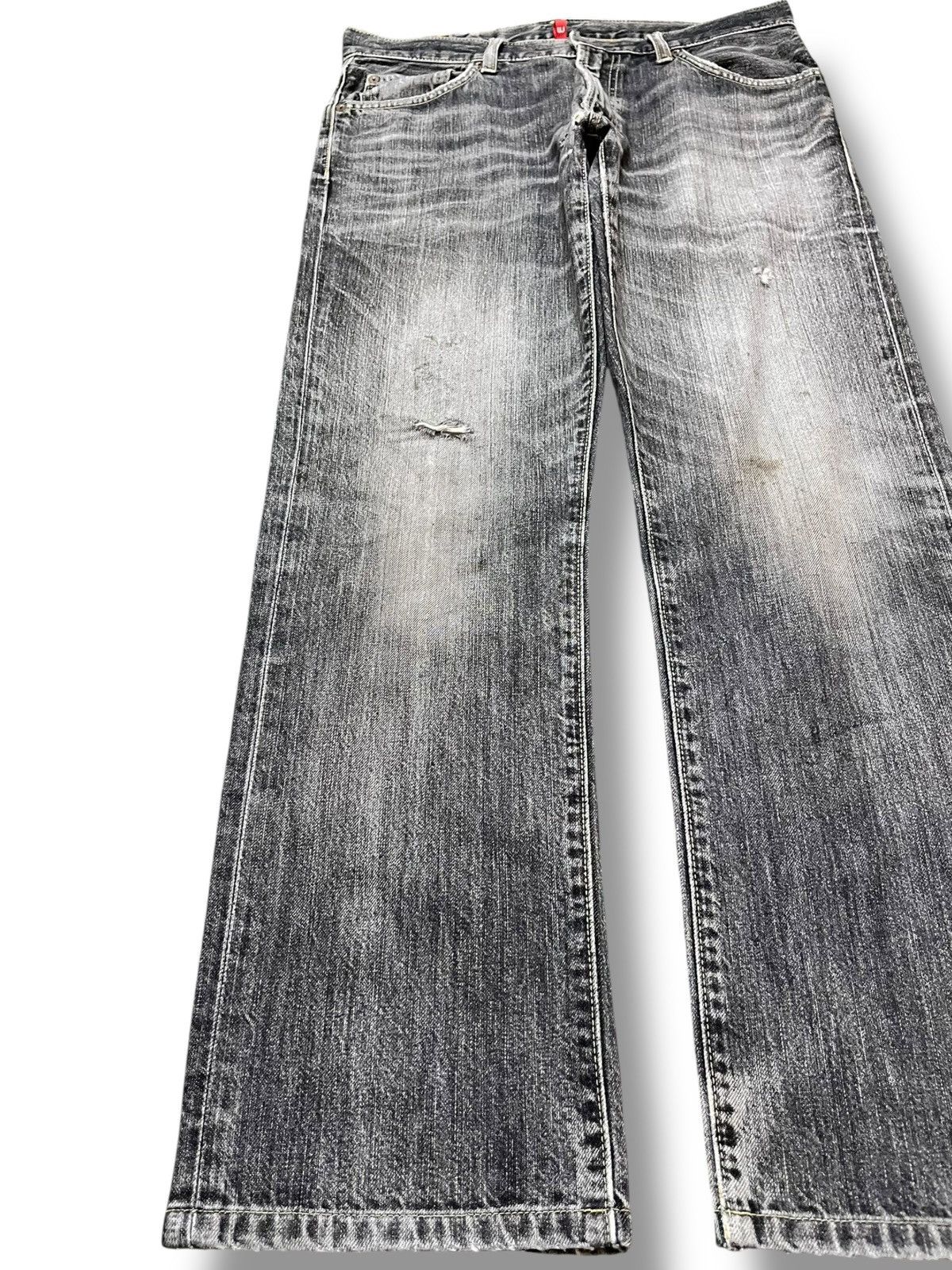 Uniqlo Vintage Uniqlo S-002 Grunge Distressed Denim Size US 32 / EU 48 - 3 Thumbnail