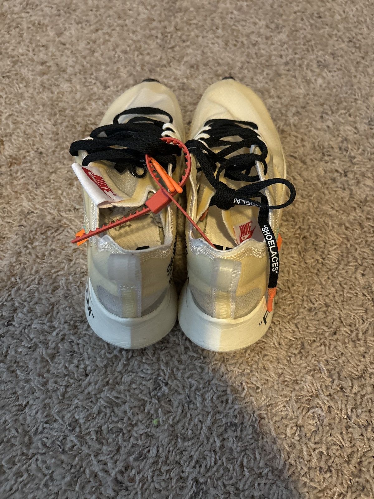 Nike × Off-White The 10 off white zoom fly Size US 6.5 / EU 39-40 - 4 Thumbnail