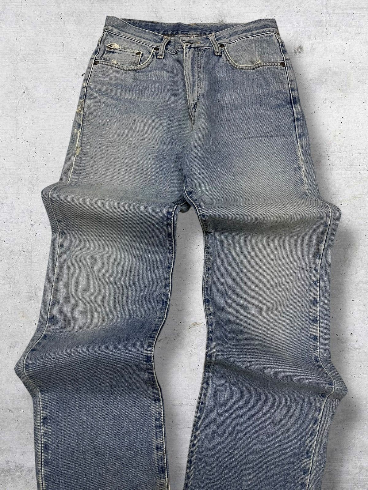 Edwin VINTAGE EDWIN DESIGNER 90S OG JAPAN BLUEWASHED DISTRESSED Size US 29 - 4 Thumbnail