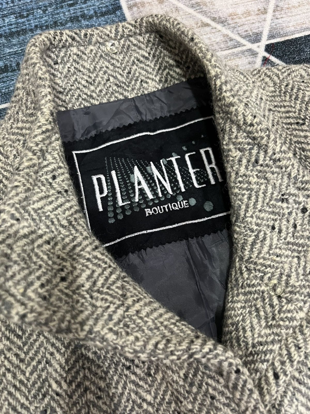 Other Vintage Planter Designer Trench Coat Wool Jackets Size L / US 10 / IT 46 - 4 Thumbnail