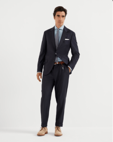 Brunello Cucinelli Suit in Navy Size US XL / EU 56 / 4 - 4 Thumbnail