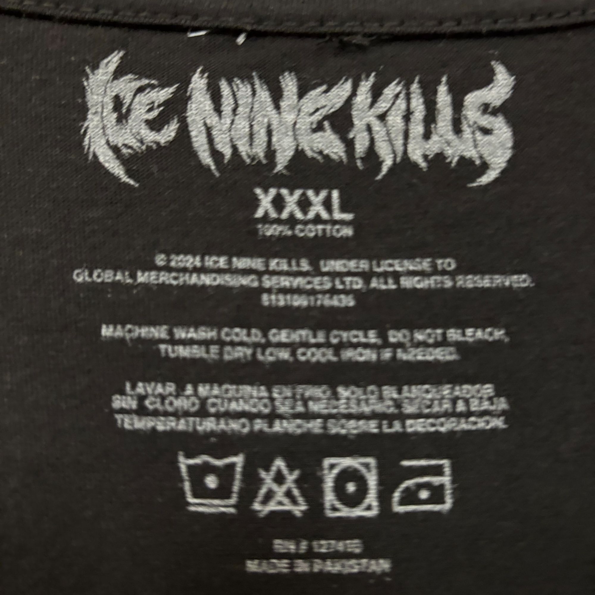 Band Tees Ice Nine Kills Mask & Roses Grim Silence Mask Graphic Design Size US XXL / EU 58 / 5 - 4 Thumbnail