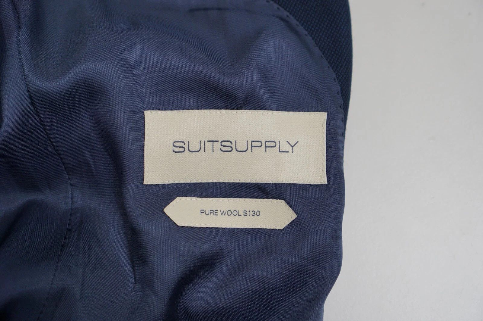 Suitsupply Men Suitsupply Blazer Sienna Blue S130 Super 130's UK/US38L Size 38L - 5 Thumbnail