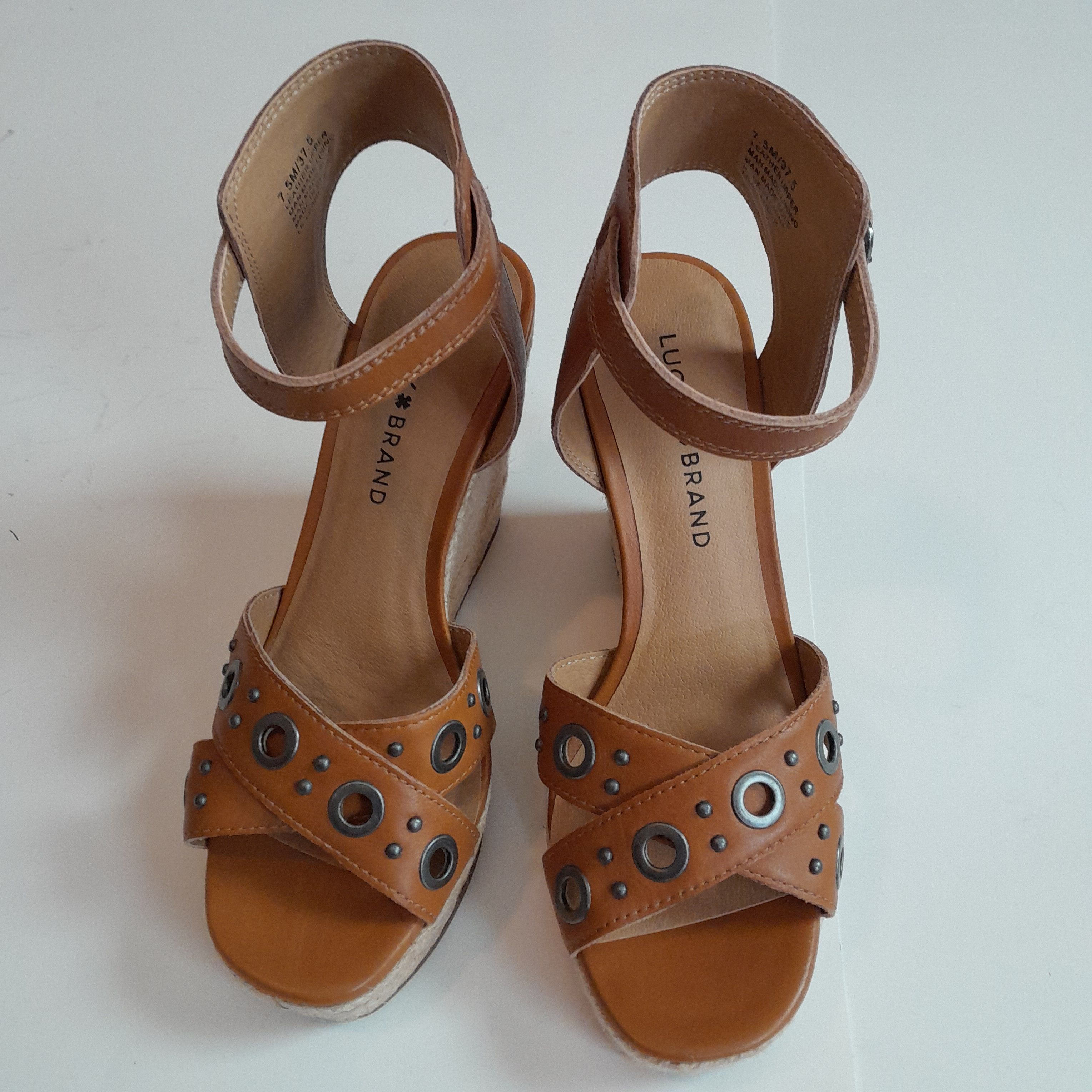 Lucky Brand Lucky Brand Women’s Tan Platform Shoes 7.5 M Size US 7.5 / IT 37.5 - 1 Thumbnail