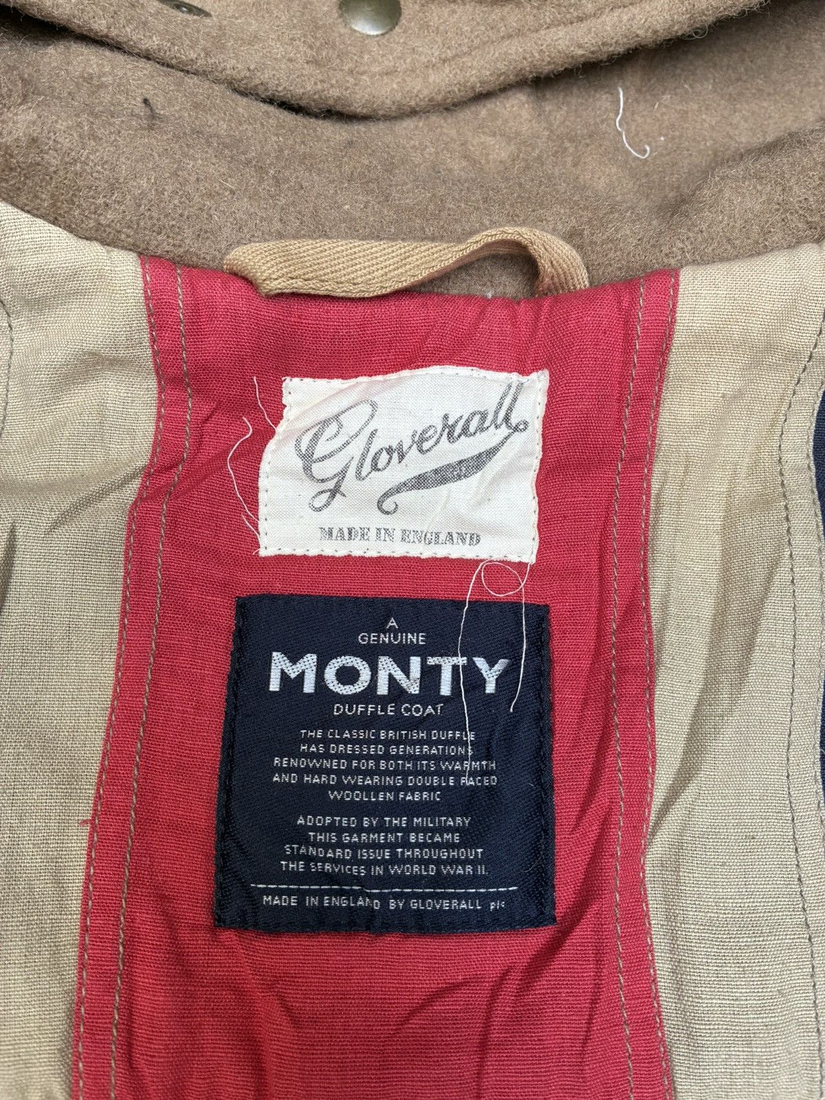 Gloverall NWT GLOVERALL MADE IN UK HEAVY WOOL DUFFLE COAT Size US L / EU 52-54 / 3 - 1 Thumbnail
