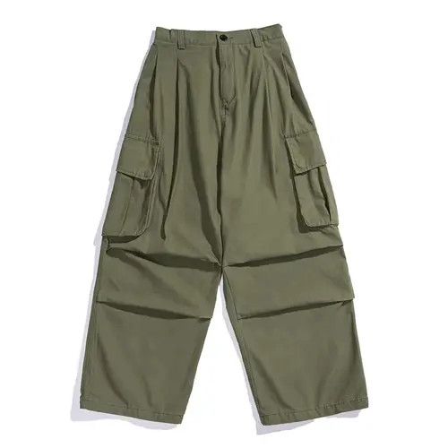 Other Multi-pocket street loose casual straight cargo trousers Size US 32 / EU 48 - 8 Thumbnail