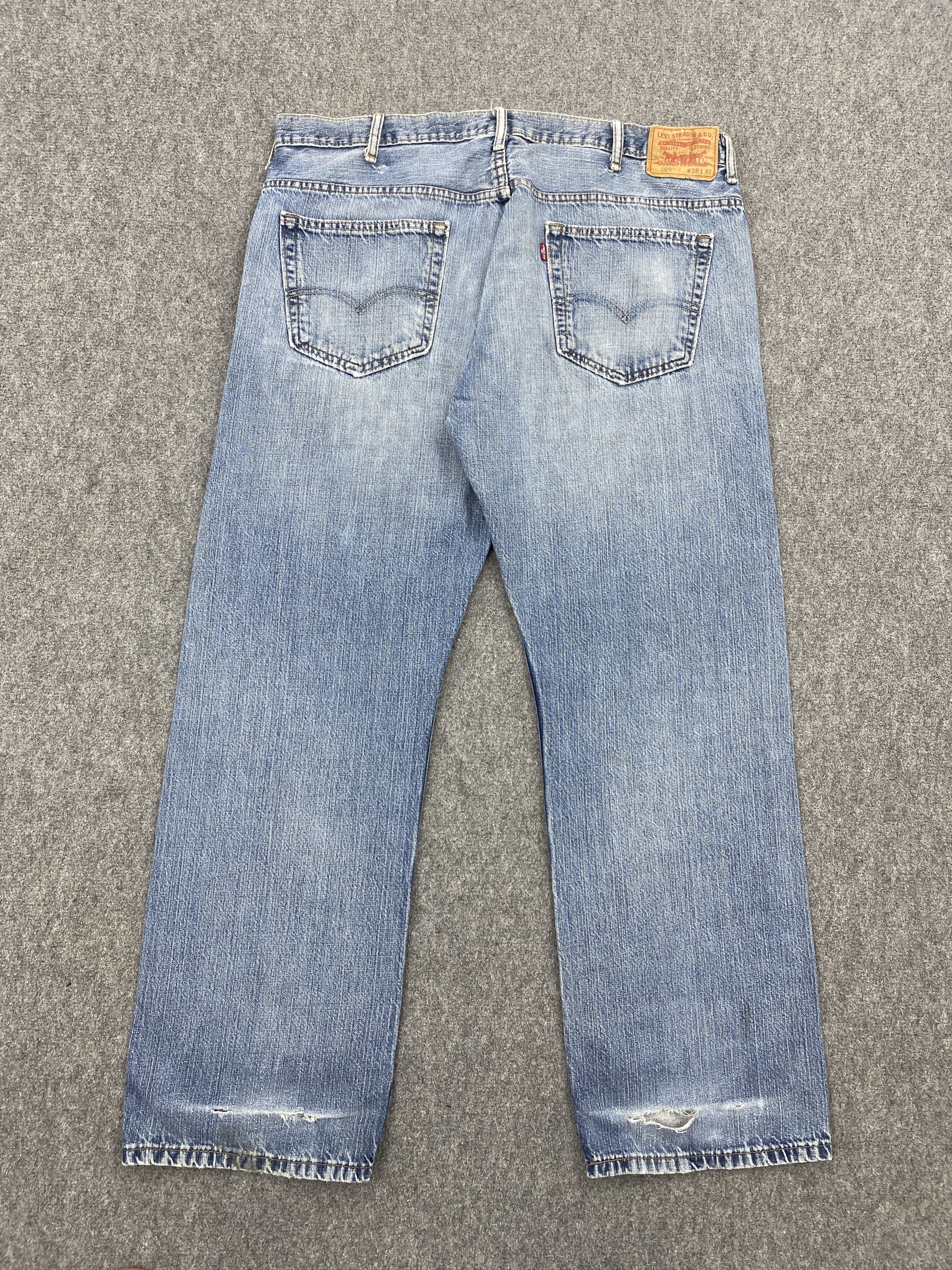 Levi's Vintage Levis 569 Faded Blue Jeans DP2619 Size US 40 / EU 56 - 3 Thumbnail