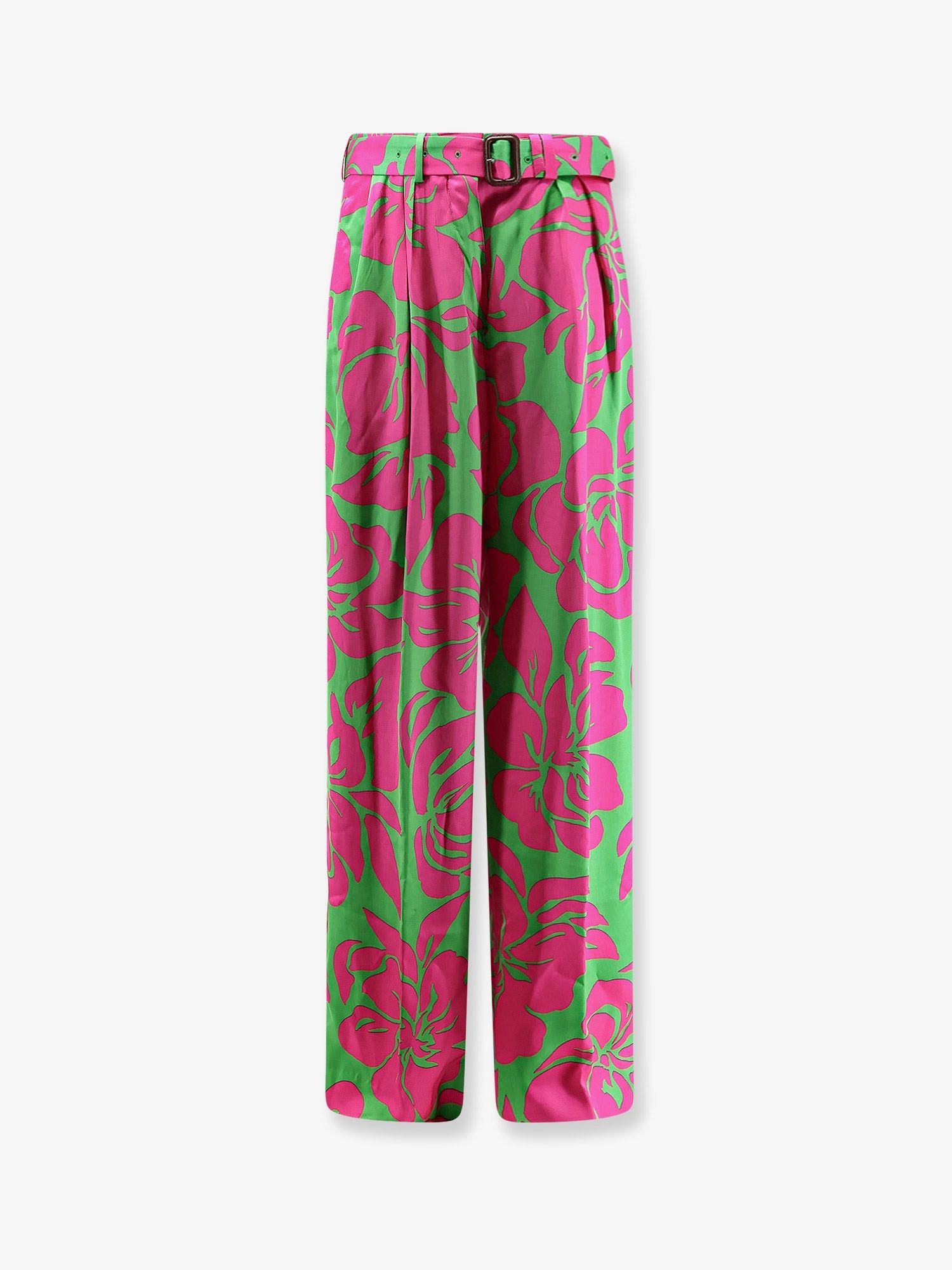 Dries Van Noten Peaches Bis Viscose Trousers Size 27" / US 4 / IT 40 - 1 Thumbnail