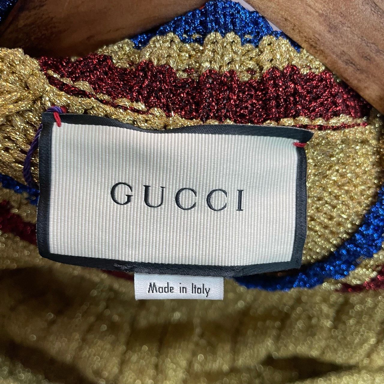 Gucci Gucci Gold color-blocked sweater 2501-Nextarrow Size US S / EU 44-46 / 1 - 5 Thumbnail