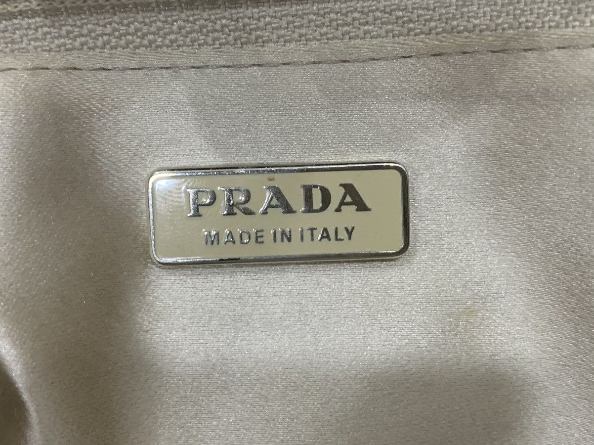 Prada Authentic Prada handbag yellow pattern leather Size ONE SIZE - 15 Thumbnail