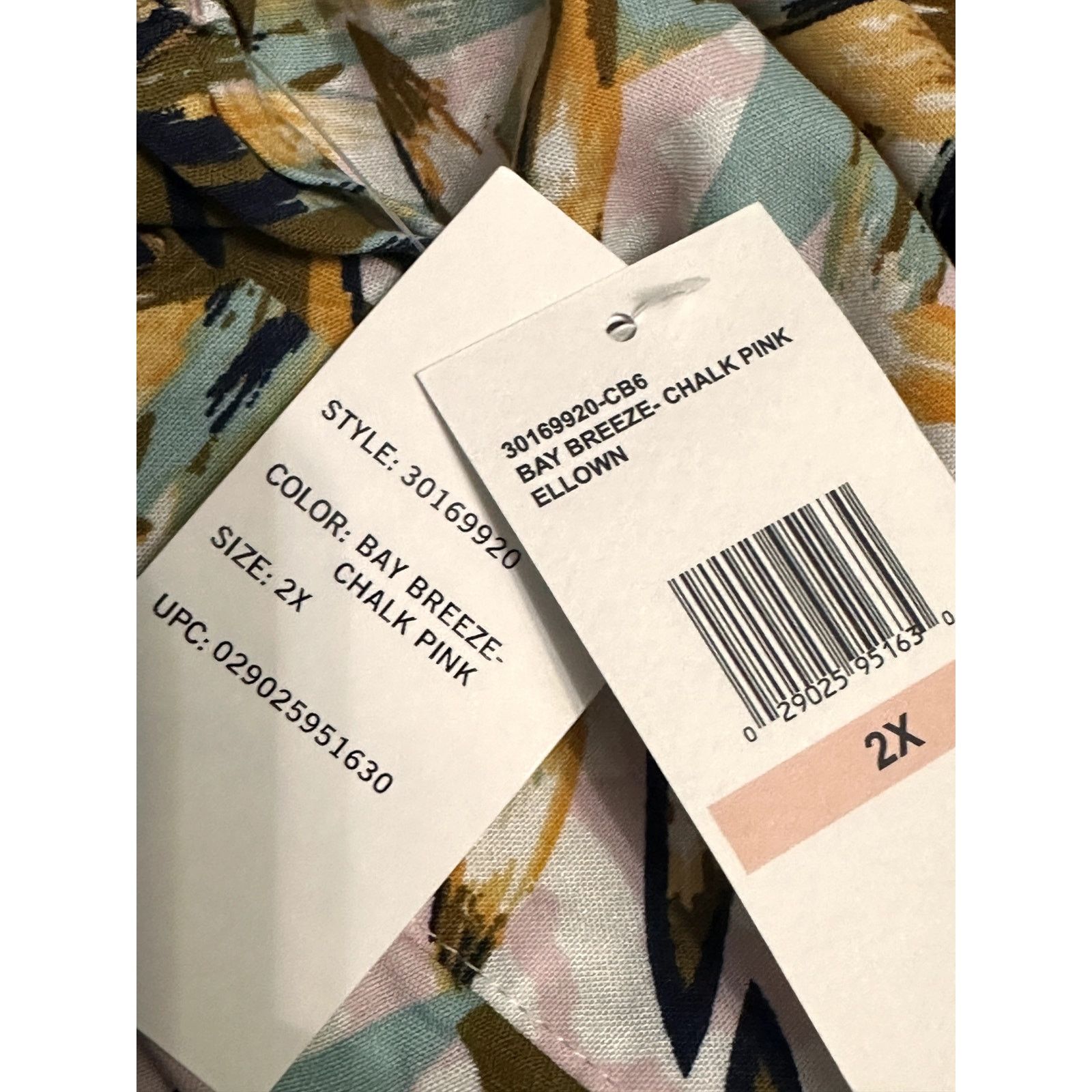 Other Jessica Simpson Shorts Floral Tie Waist Pull-On Pink 2X NWT Size 33" - 8 Thumbnail