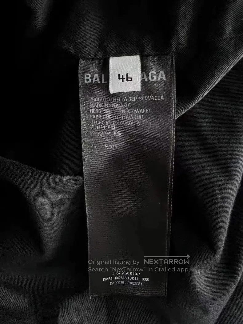 Balenciaga Balenciaga Embroidered letter logo zipper jacket Size US S / EU 44-46 / 1 - 5 Thumbnail