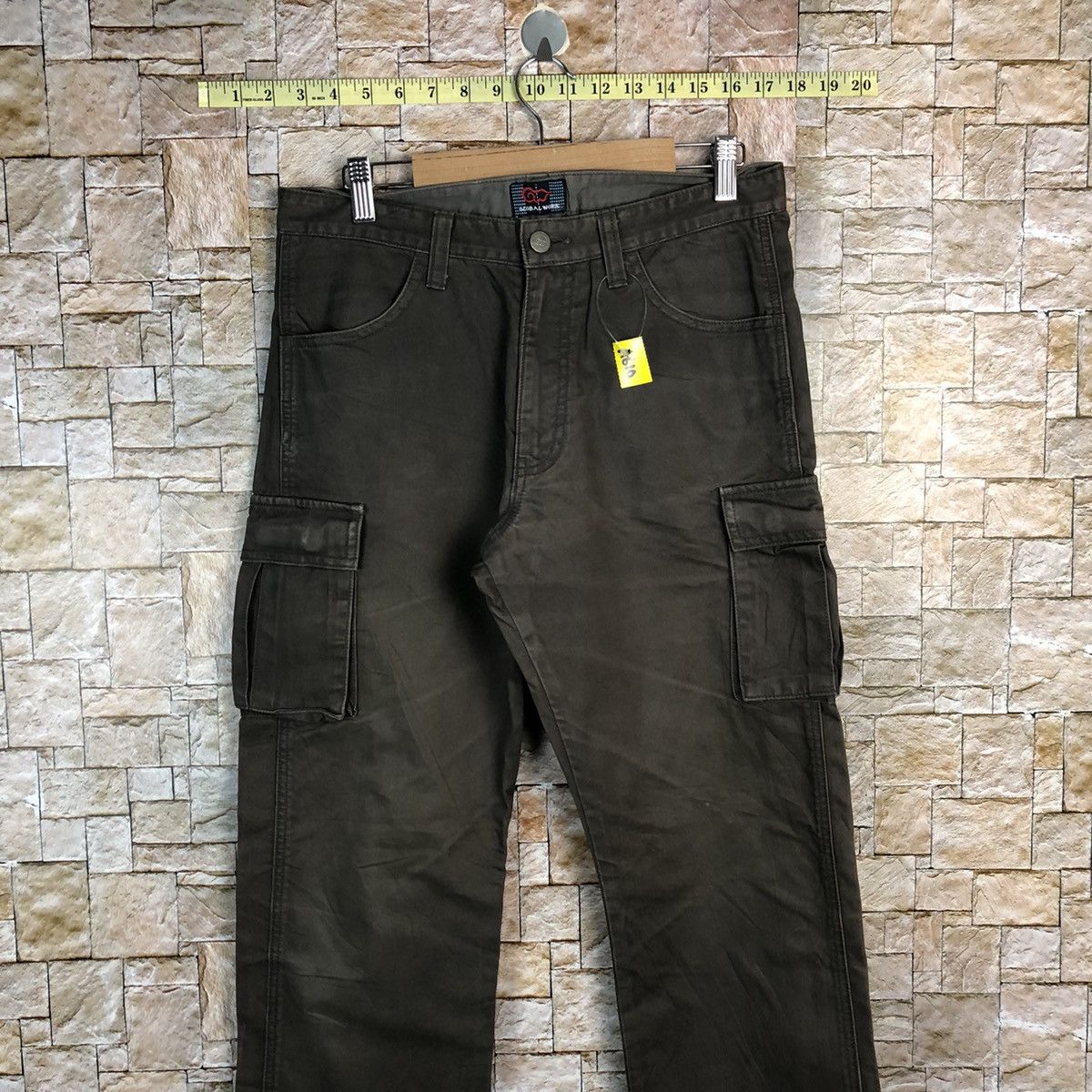 Global Work Global Work Brown Cargo Multipocket Pants #A610 Size US 30 / EU 46 - 2 Thumbnail