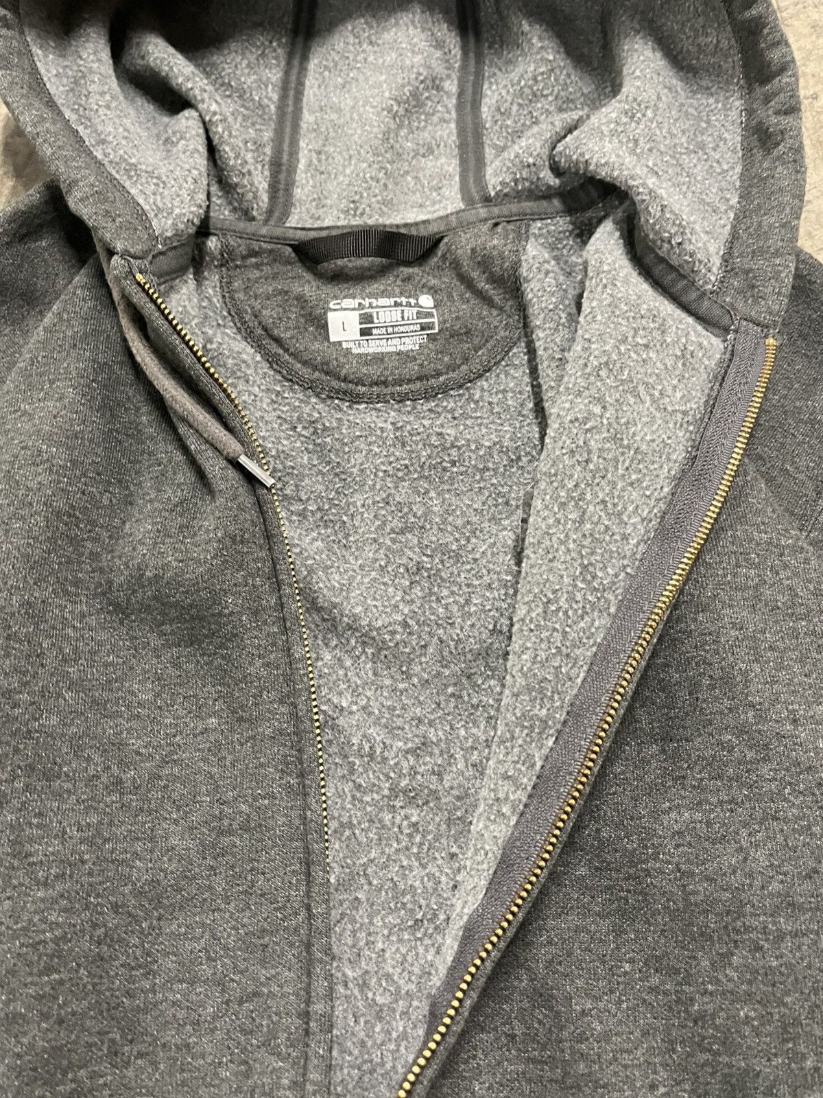 Carhartt × Vintage Carhartt zip up hoodie vintage streetwear hype rare skater Size US L / EU 52-54 / 3 - 6 Thumbnail