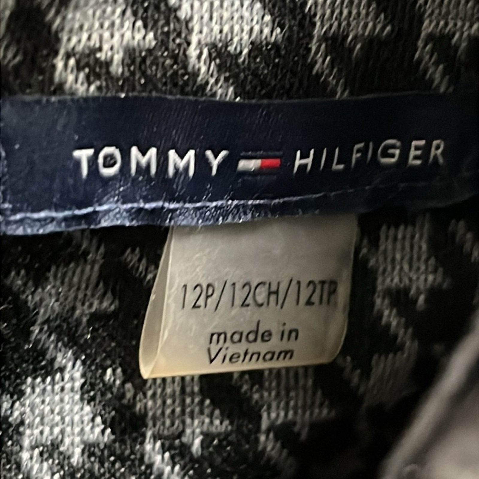 Tommy Hilfiger Tommy Hilfiger Women Pan Collar Dress Houndstooth Black Size XL / US 12-14 / IT 48-50 - 2 Thumbnail