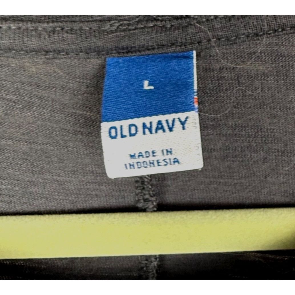Old Navy Old Navy Waist-Defined Slub-Knit T-Shirt Dress Gray Size L Size L / US 10 / IT 46 - 2 Thumbnail