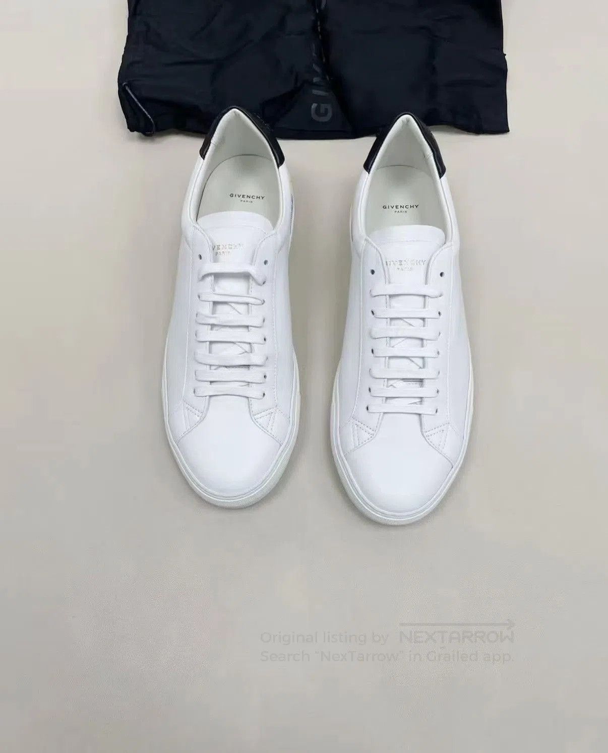 Givenchy White Low-Top Lace-Up Sneakers. Size US 9.5 / EU 42-43 - 1 Thumbnail