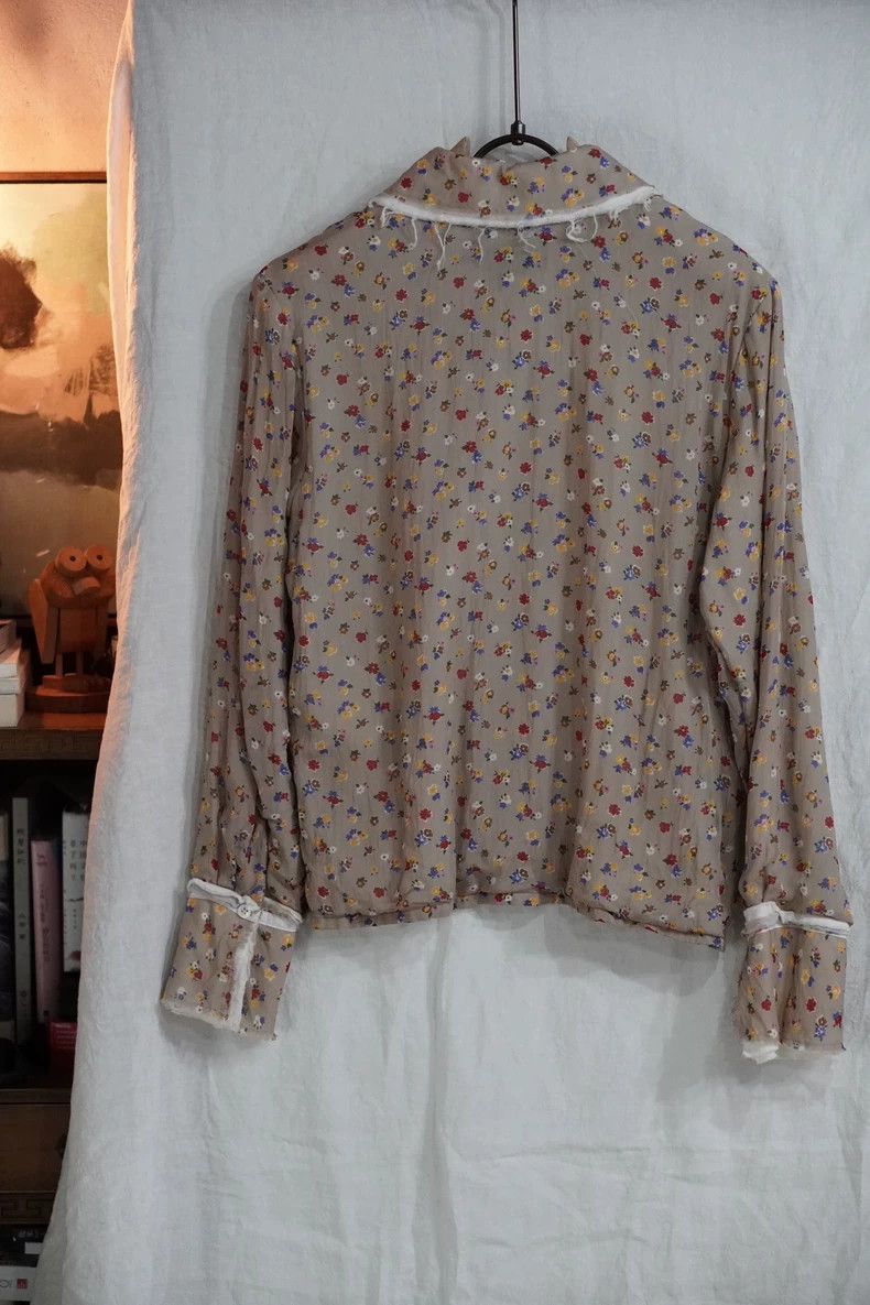 Other Comme Des Garcons Rei Nakagukawa Printed Double Shirt Size S / US 4 / IT 40 - 2 Thumbnail