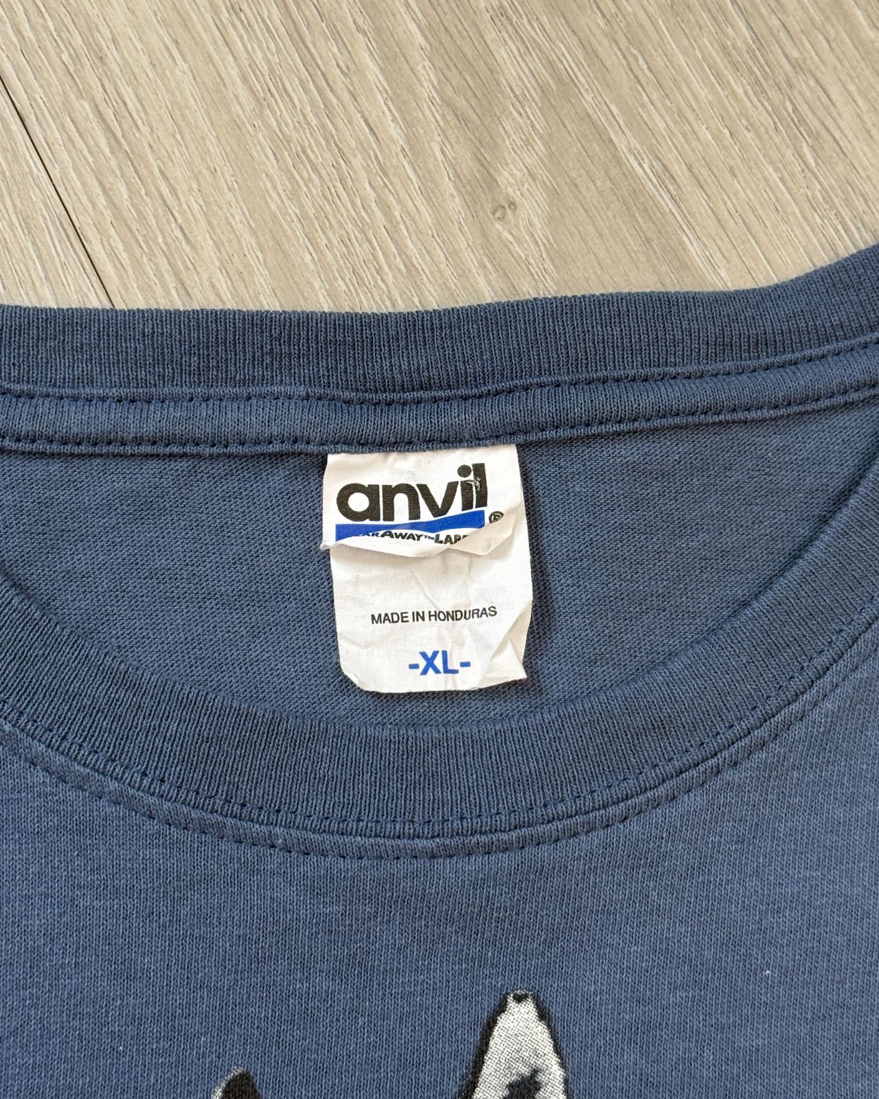 Anvil × Vintage Vintage Alaska USA Husky Dog Sled Blue T-Shirt - Size XL Size US XL / EU 56 / 4 - 4 Thumbnail