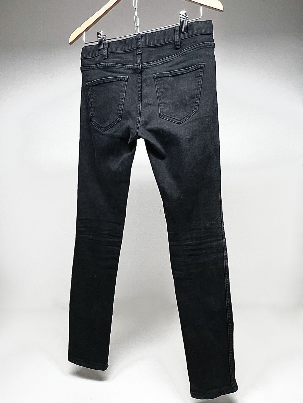 Celine Celine M_SK_003 Denim | Skinny Black D02 Hedi Slimane Size US 29 - 3 Thumbnail