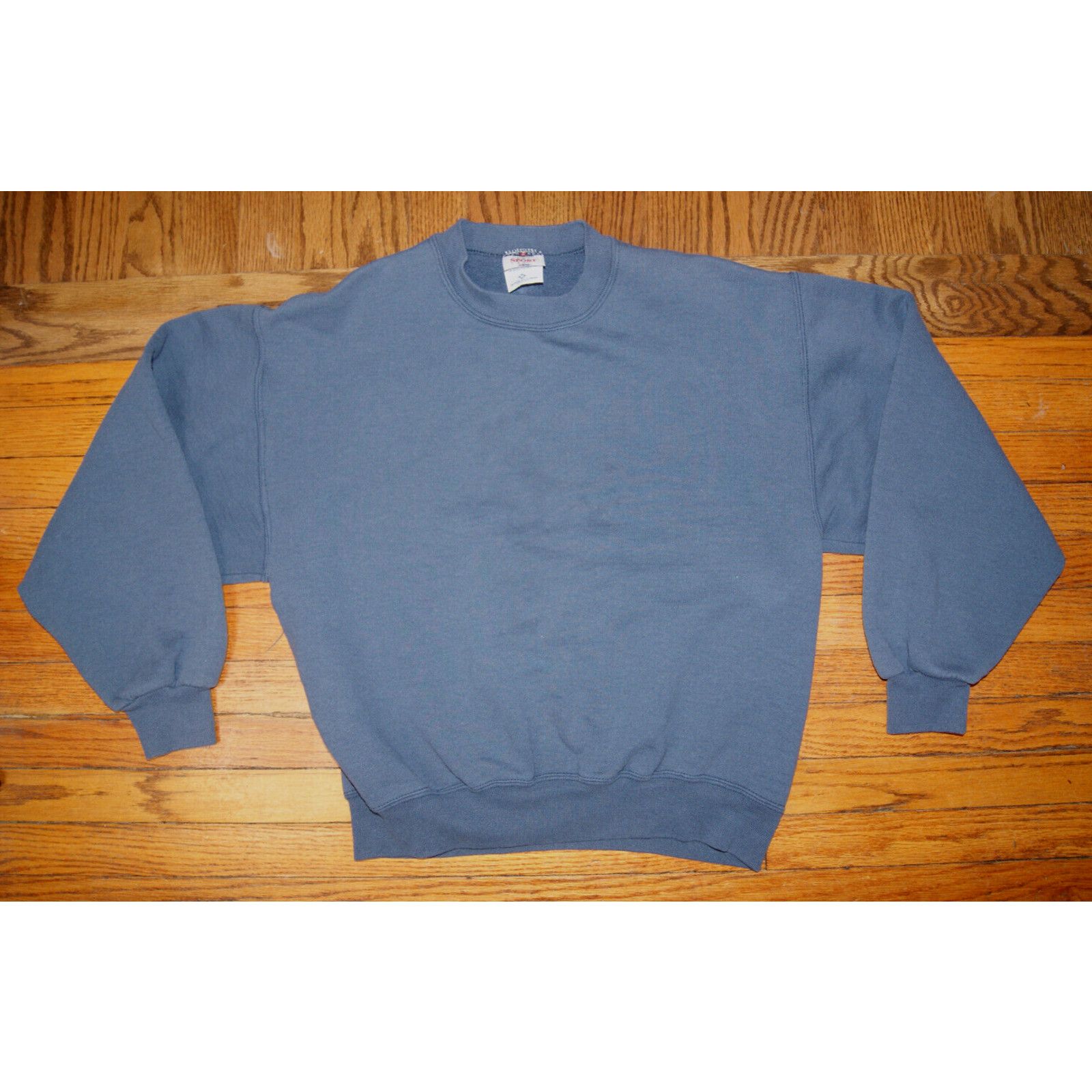 Jerzees VTG USA Jerzees Blank Blue M Plain Sweatshirt Skate Grunge Size US M / EU 48-50 / 2 - 1 Thumbnail