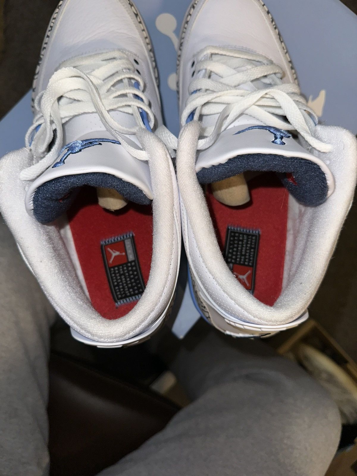Jordan Brand Retro 3 UNC Size US 11.5 / EU 44-45 - 6 Thumbnail