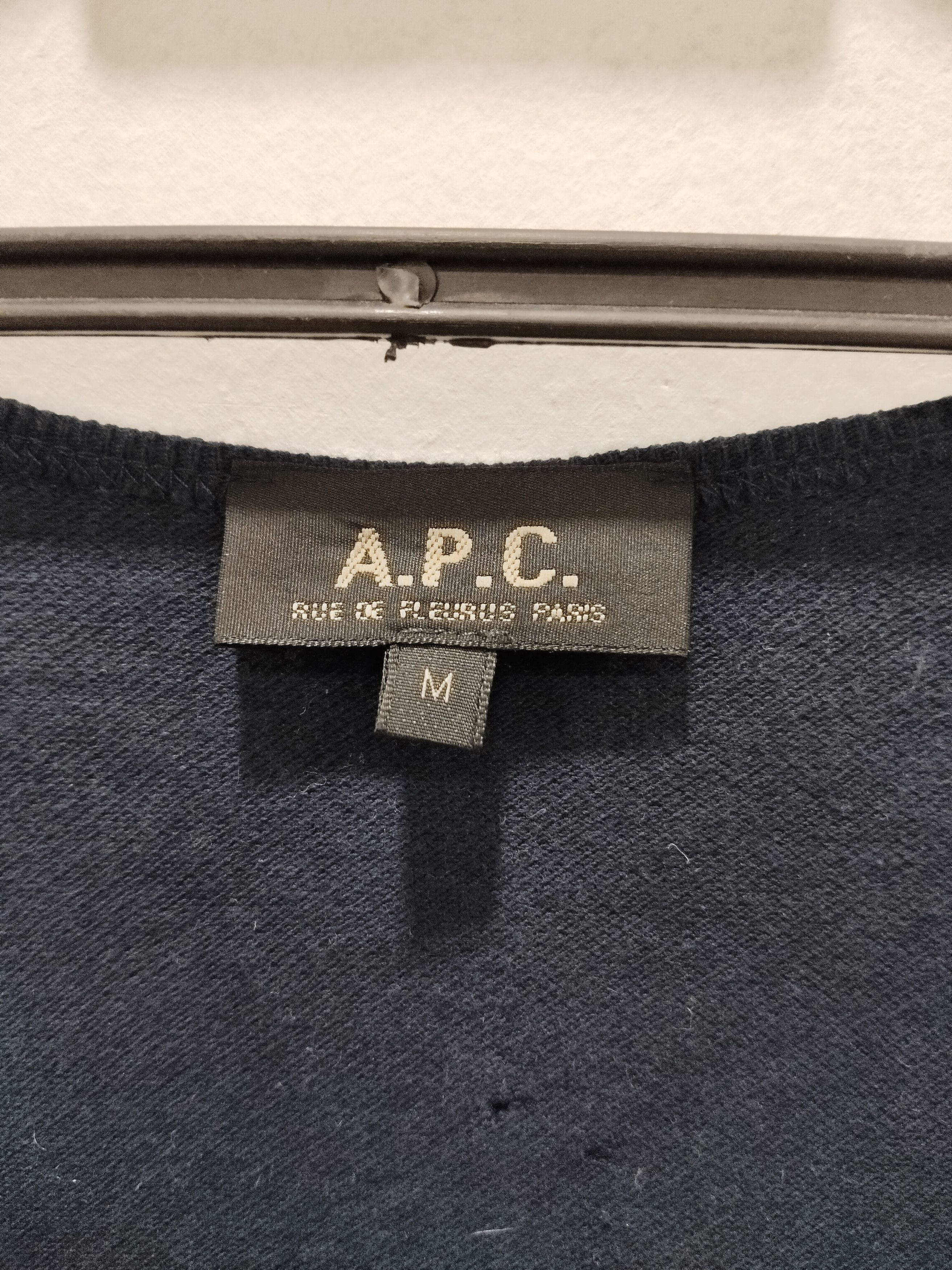 A.P.C. × Vintage Vintage A.P.C Plain Tshirt Size M / US 6-8 / IT 42-44 - 3 Thumbnail
