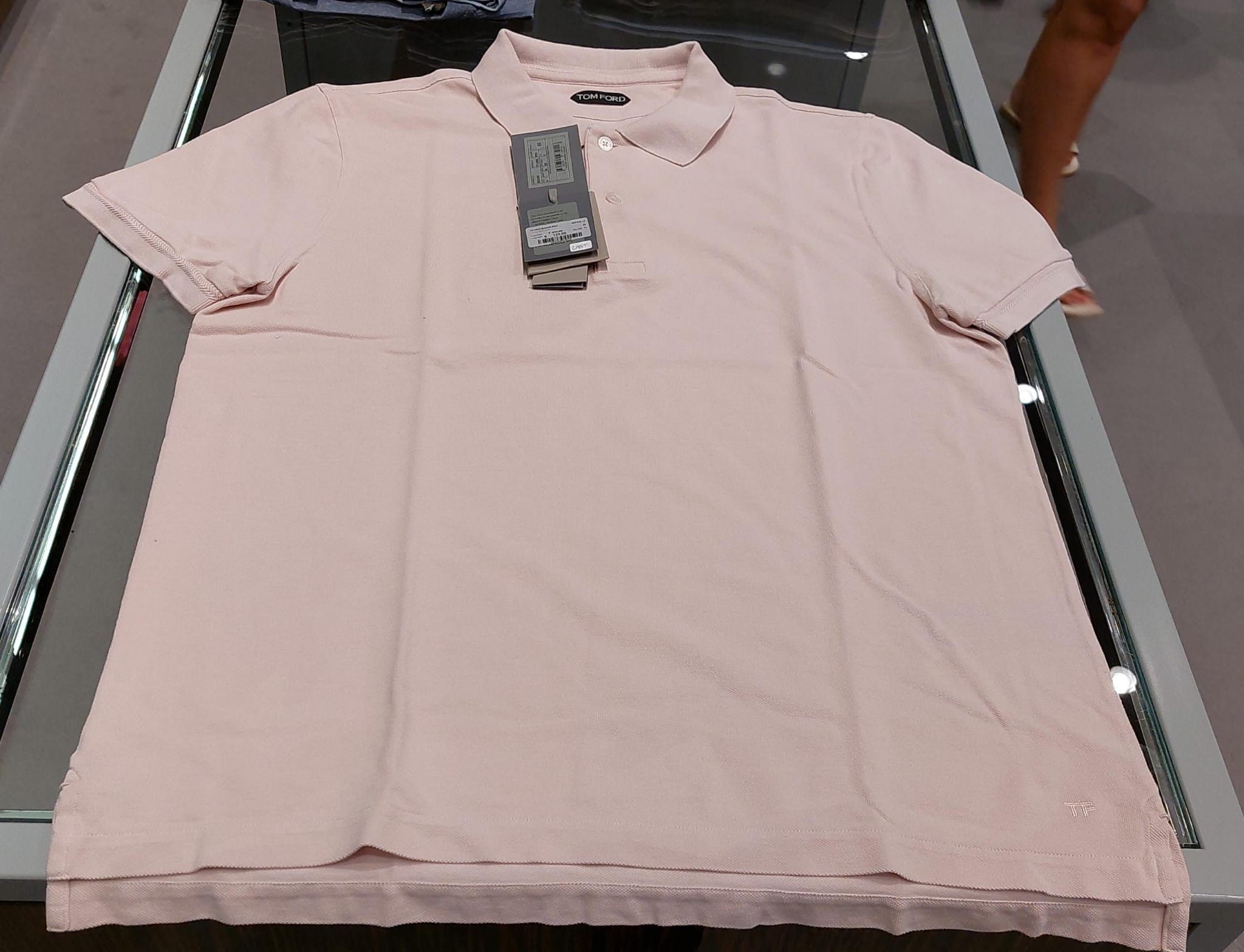 Tom Ford o1loc1c0824 TFJ982 Polo Shirt in Light Pink Size US XL / EU 56 / 4 - 1 Thumbnail