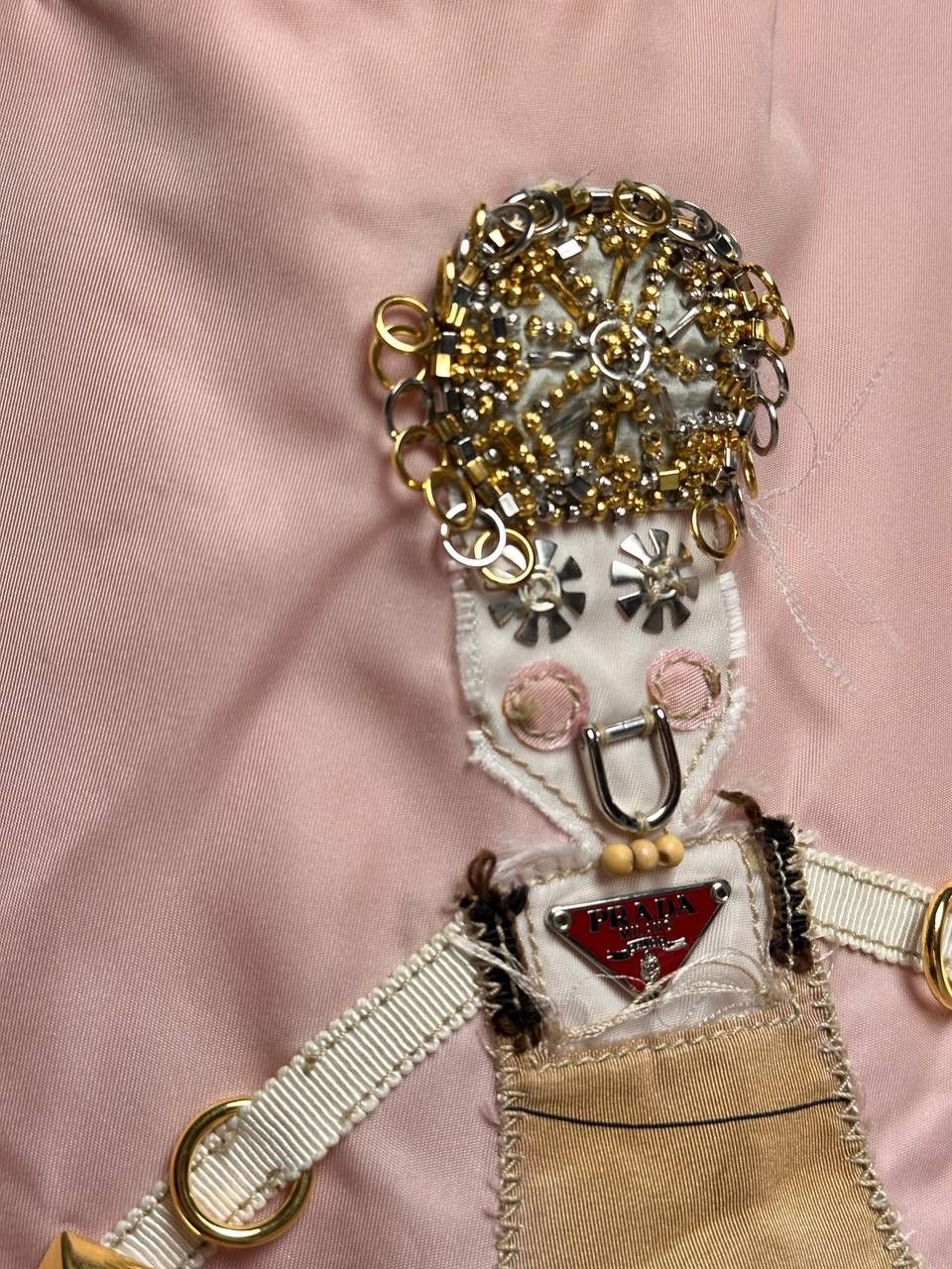Prada RARE PRADA Pink Tessuto Nylon Robot Tote Bag Y2K Vintage Size ONE SIZE - 5 Thumbnail