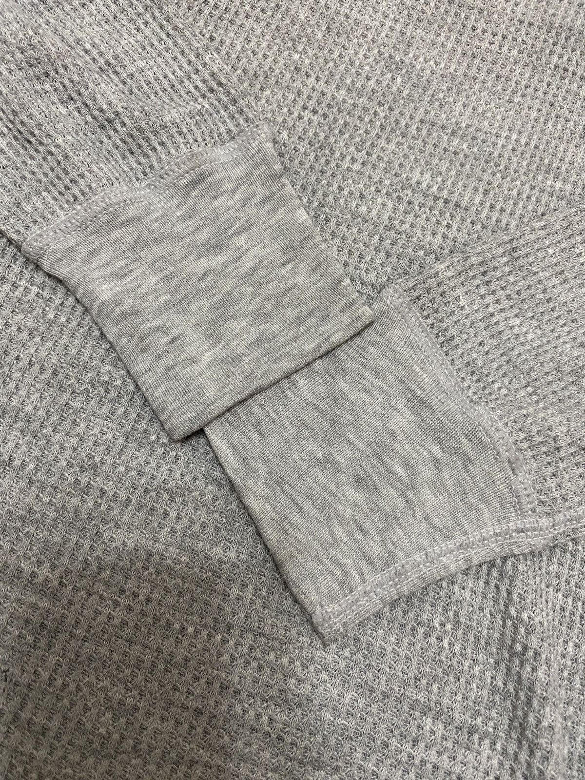 Vintage long john 80s Thermal Top Button Front Waffle Knit Shirt Size US L / EU 52-54 / 3 - 5 Thumbnail