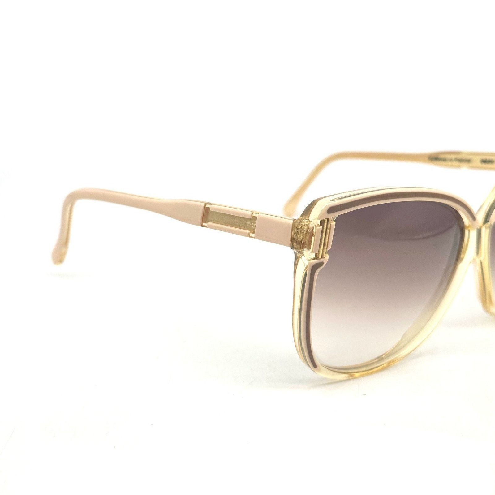Courreges Courreges 8430 sunglasses cream gold, 1970s made in France Size ONE SIZE - 10 Thumbnail