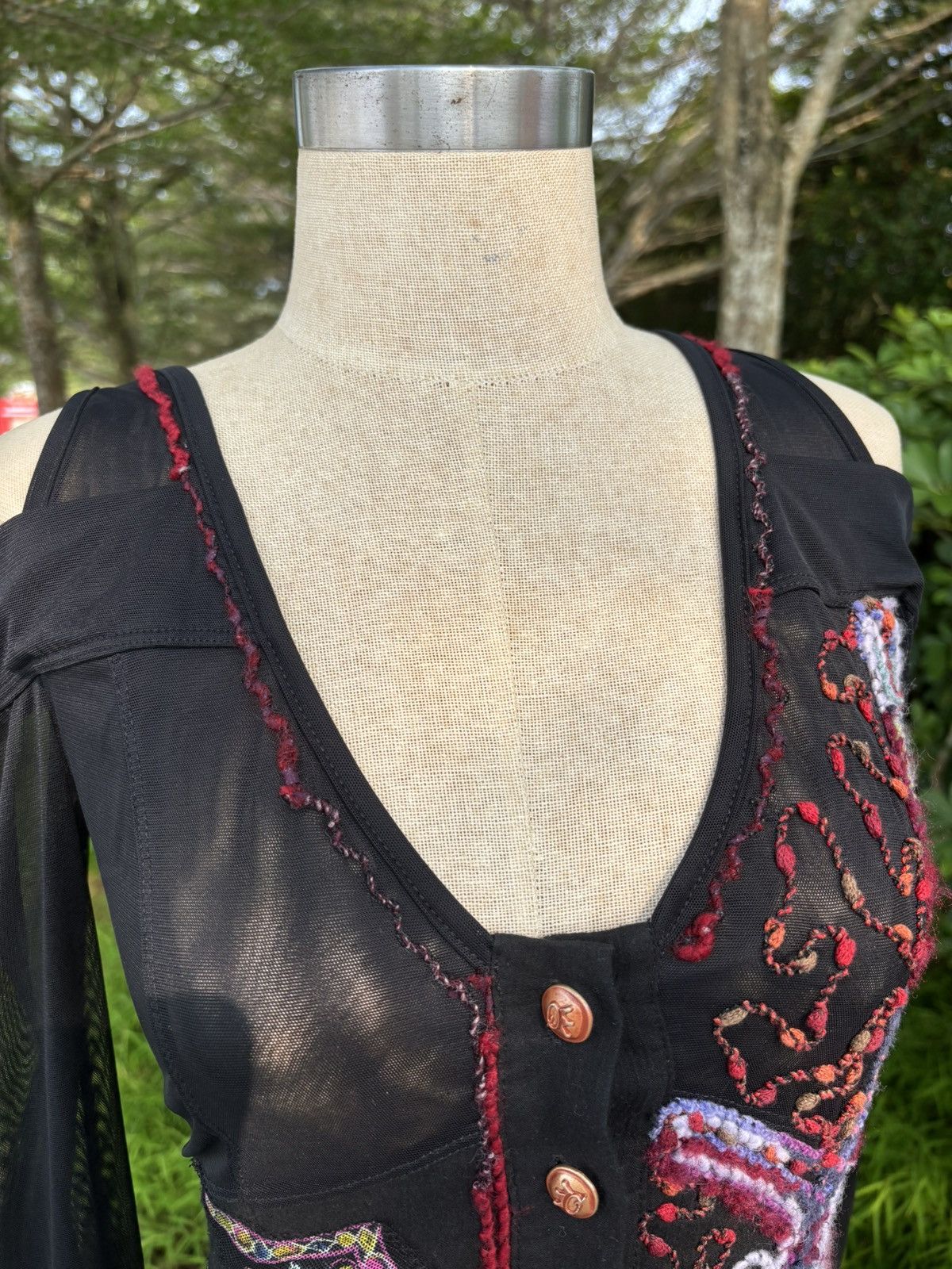 Jean Paul Gaultier Vintage save the queen longsleeve Size S / US 4 / IT 40 - 11 Thumbnail