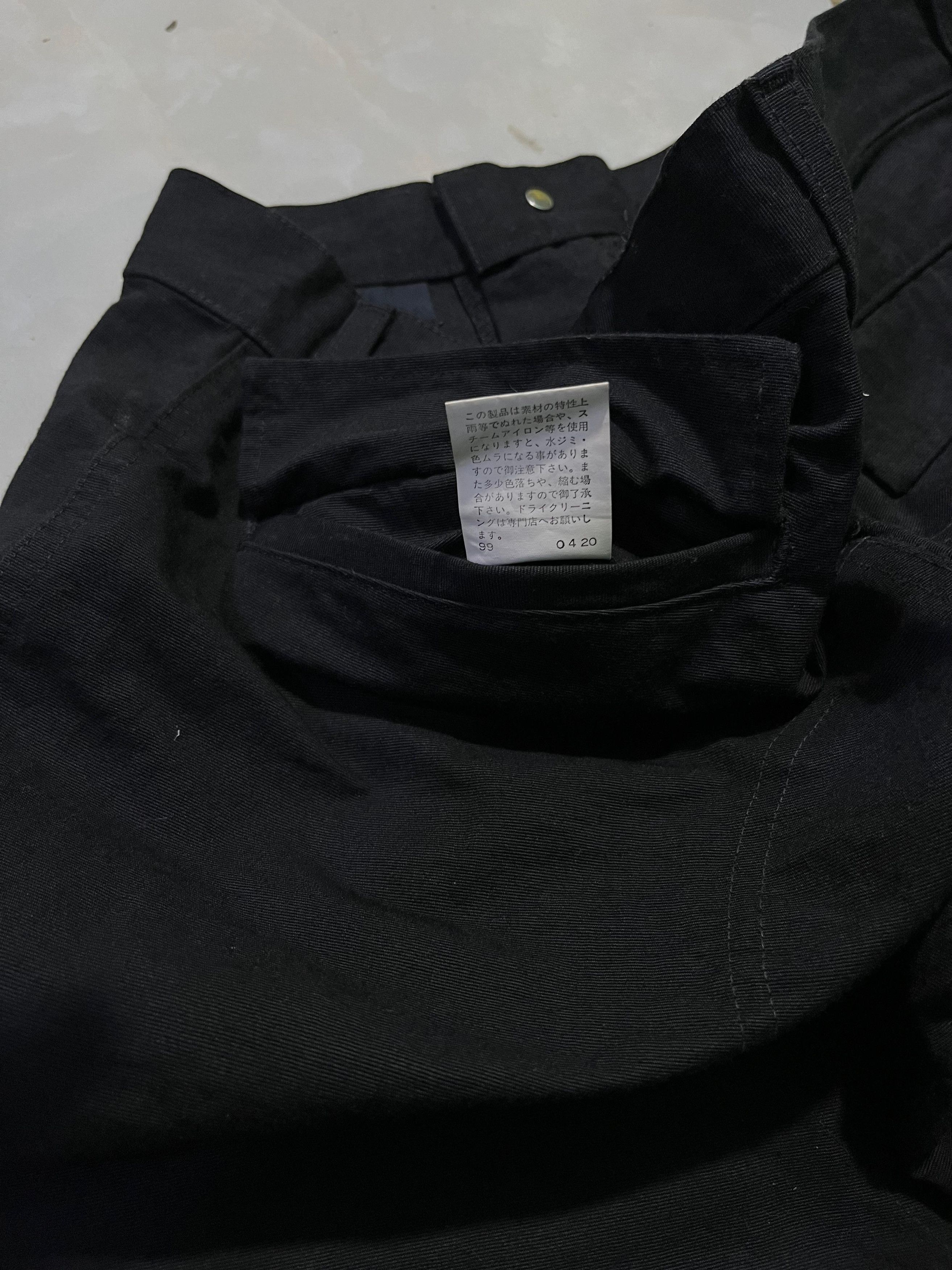 PPFM PPFM Double Pocket Black Pants Size US 29 - 7 Thumbnail