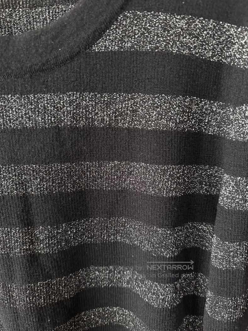 Saint Laurent Paris Saint Laurent Paris Silver Thread Heavy Knit Sweater Size US L / EU 52-54 / 3 - 4 Thumbnail