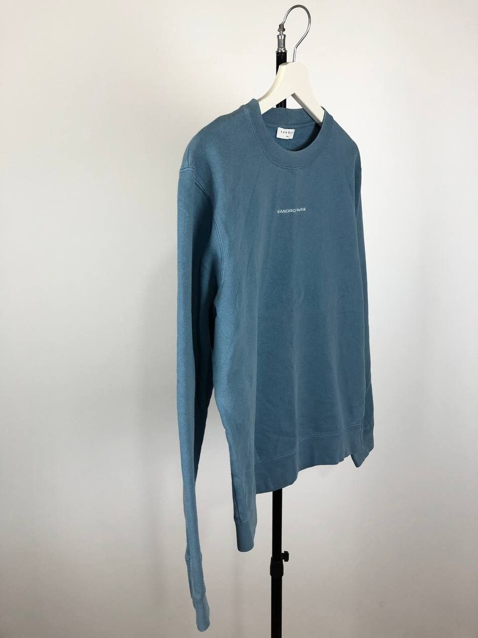 Sandro Sandro Paris Sweatshirt Crewneck Center Embroidered Logo S Size US S / EU 44-46 / 1 - 5 Thumbnail