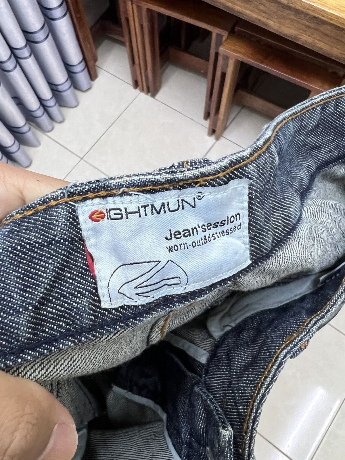 Energie Energie Worn Out Distressed Patch work Denim Jeans Pant Size US 34 / EU 50 - 6 Thumbnail