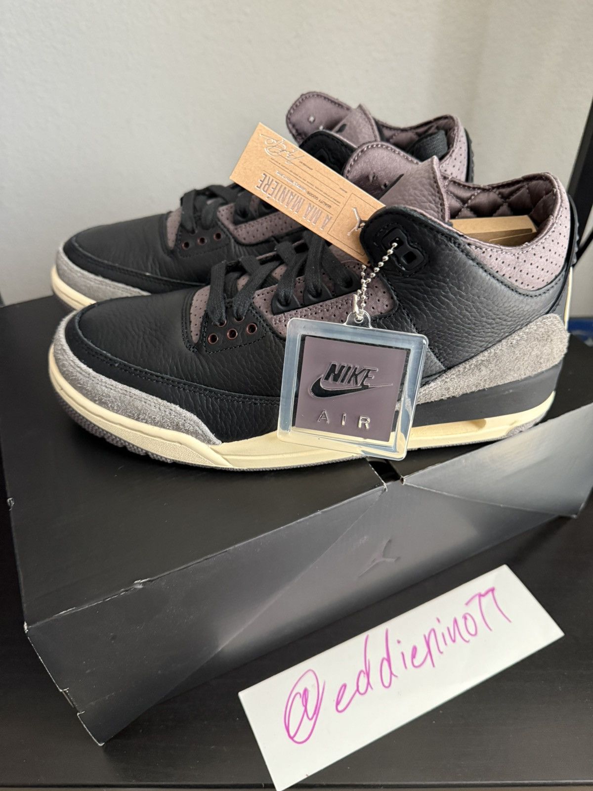 A Ma Maniere × Jordan Brand Air Jordan Retro 3 OG SP “A Ma Maniere” Size US 8.5 / EU 41-42 - 1 Thumbnail