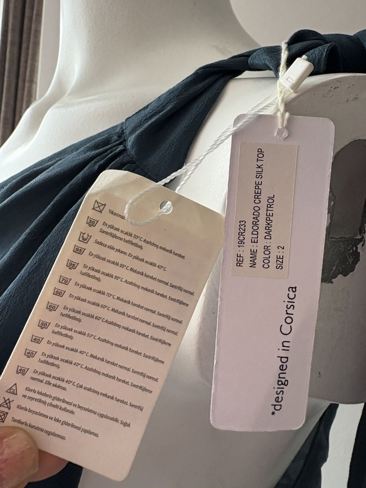 Other Mare di latte silk blouse Size M / US 6-8 / IT 42-44 - 7 Thumbnail