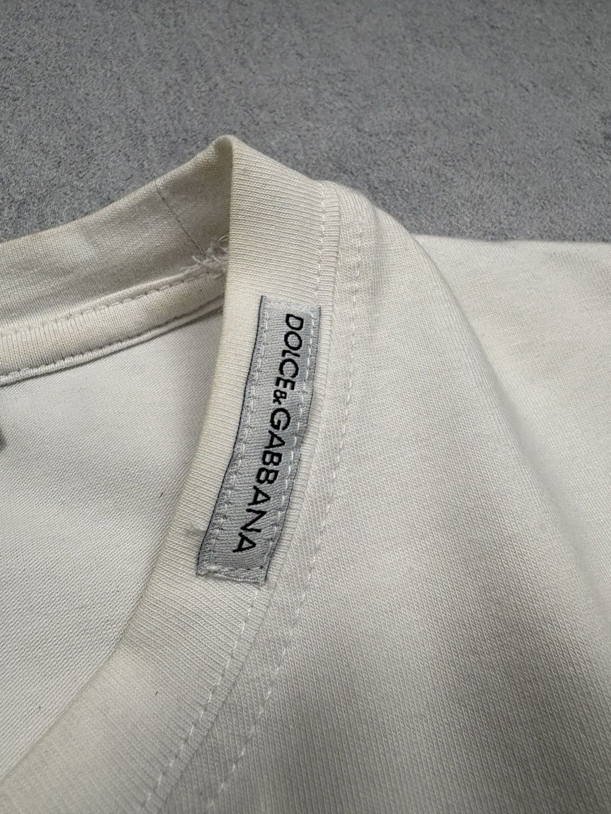 Dolce & Gabbana 2000s Dolce & Gabbana Vintage Logo Embroidered T-Shirt 42 Size US M / EU 48-50 / 2 - 8 Thumbnail