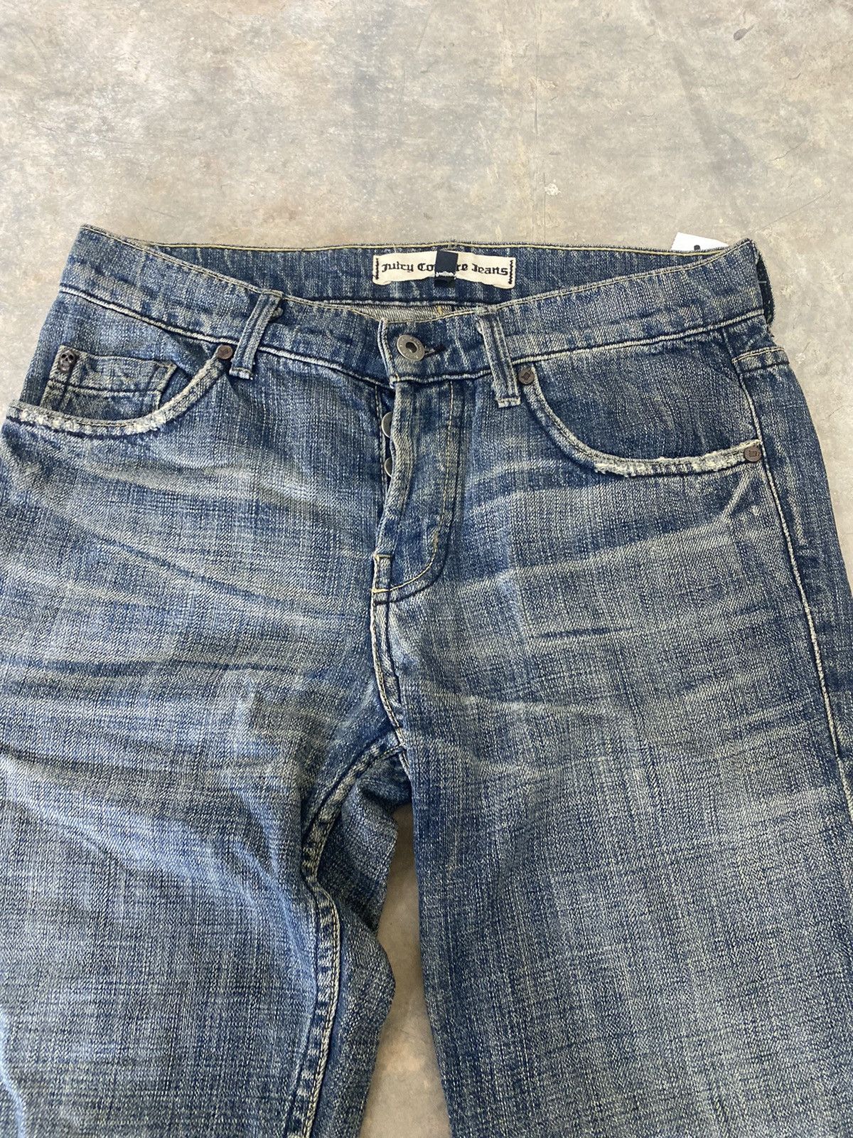 Hysteric Glamour × Japanese Brand × Le Grande Bleu (L.G.B.) Sick☠️ Juicy Couture Flare Jeans Fly Button Punk Grunge Lgb Size US 29 - 5 Thumbnail