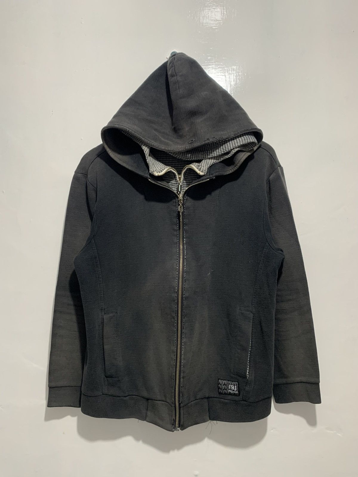 Japanese Brand Rare FRJ Japanese Double Layer Sunfaded Distressed Jacket Size US M / EU 48-50 / 2 - 9 Thumbnail