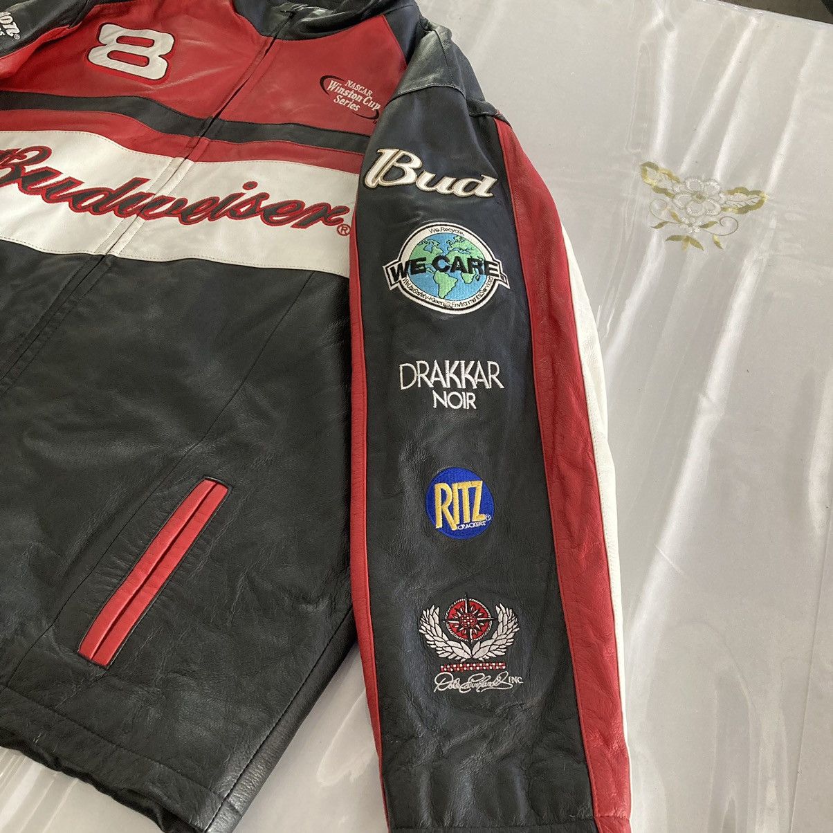 Chase Authentics × NASCAR Vintage Budweiser nascar Dale Earnhardt Jr xl jacket Size US XL / EU 56 / 4 - 4 Thumbnail