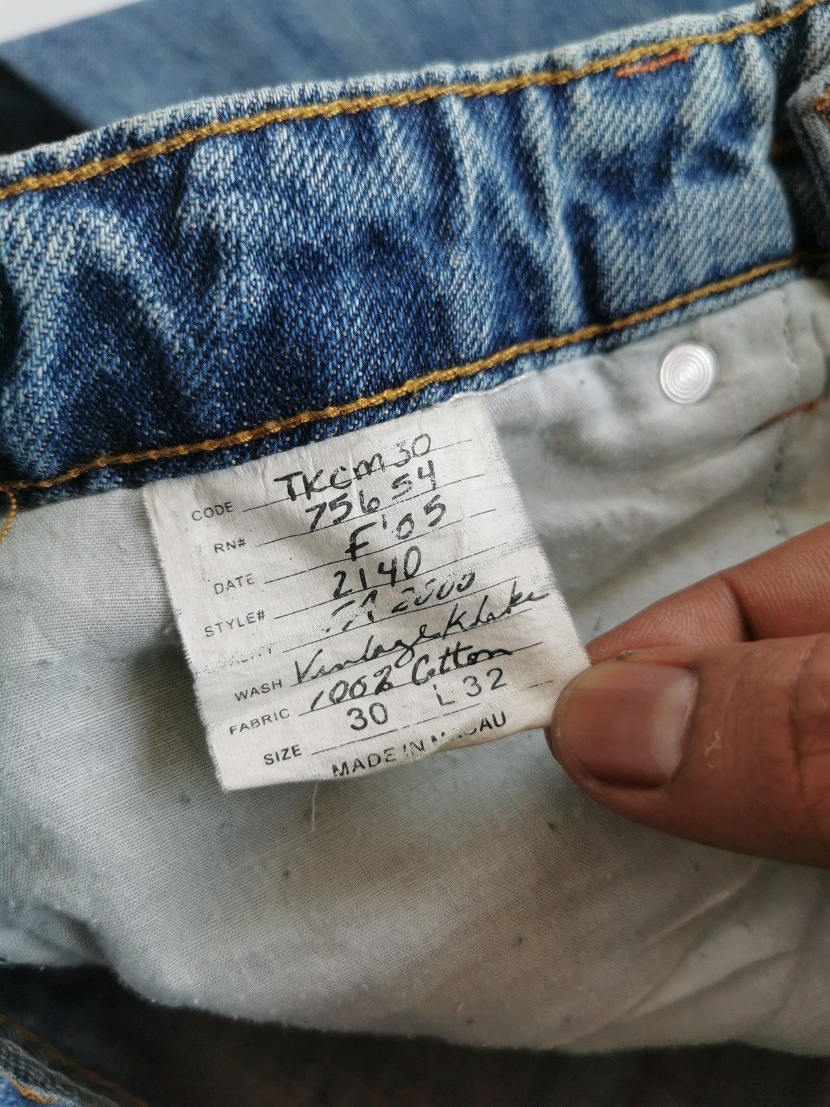 Vintage America & First Bootcut Vintage Denim Jeans Size US 30 / EU 46 - 9 Thumbnail