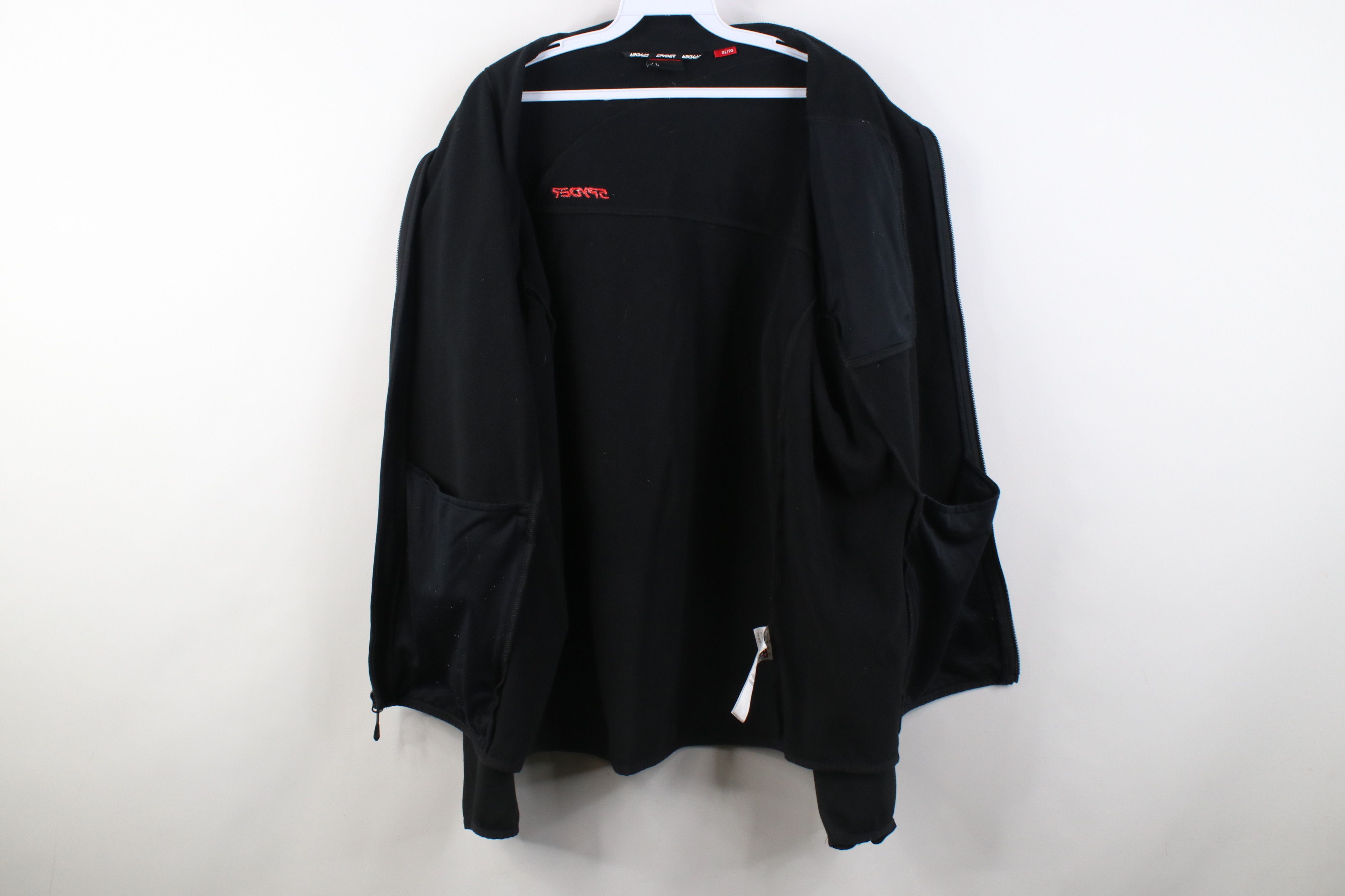 Spyder Spyder Fleece Lined Skiing Full Zip Jacket Black Polyester Size US XL / EU 56 / 4 - 10 Thumbnail