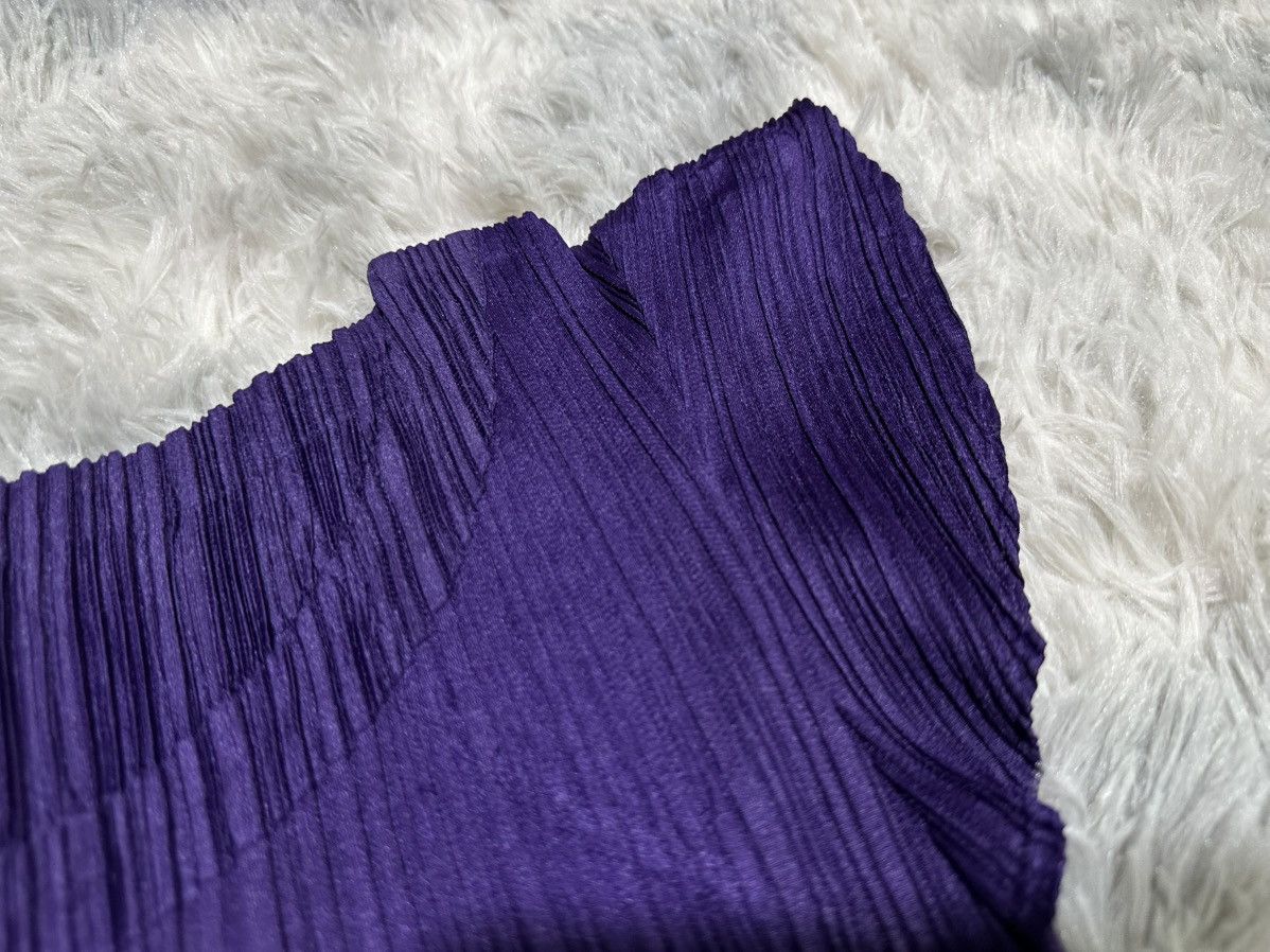 Issey Miyake 🔥Rare Issey Miyake Pleats Please Dress Purple Size L / US 10 / IT 46 - 9 Thumbnail