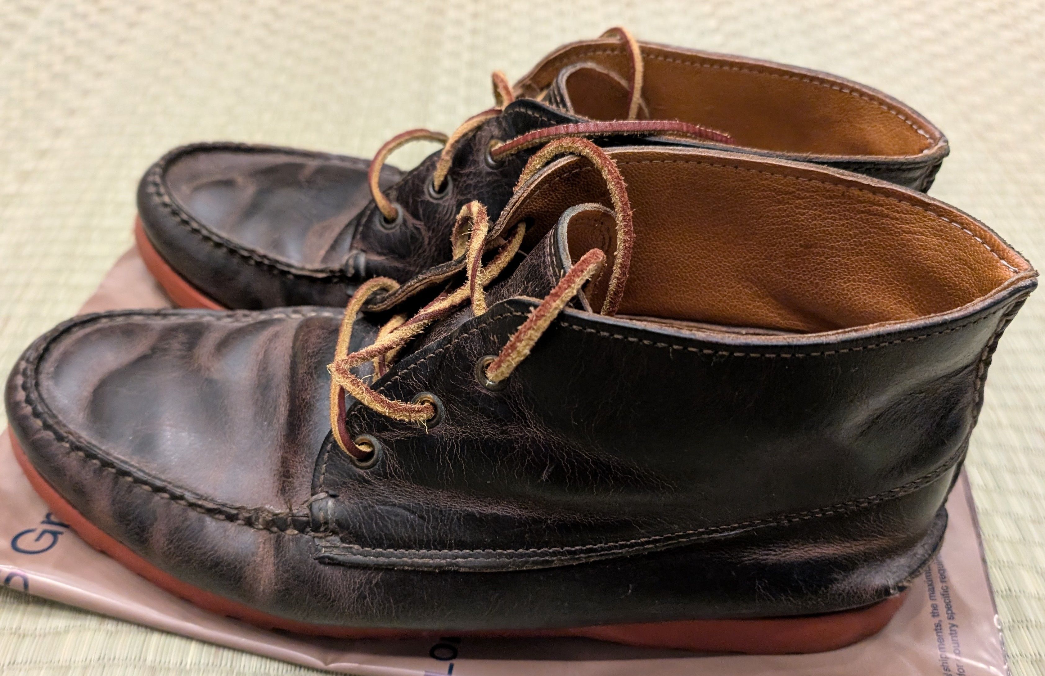 Quoddy Quoddy Kennebec Chromexcel Leather Chukka Boot Made in Maine Size US 12 / EU 45 - 3 Thumbnail