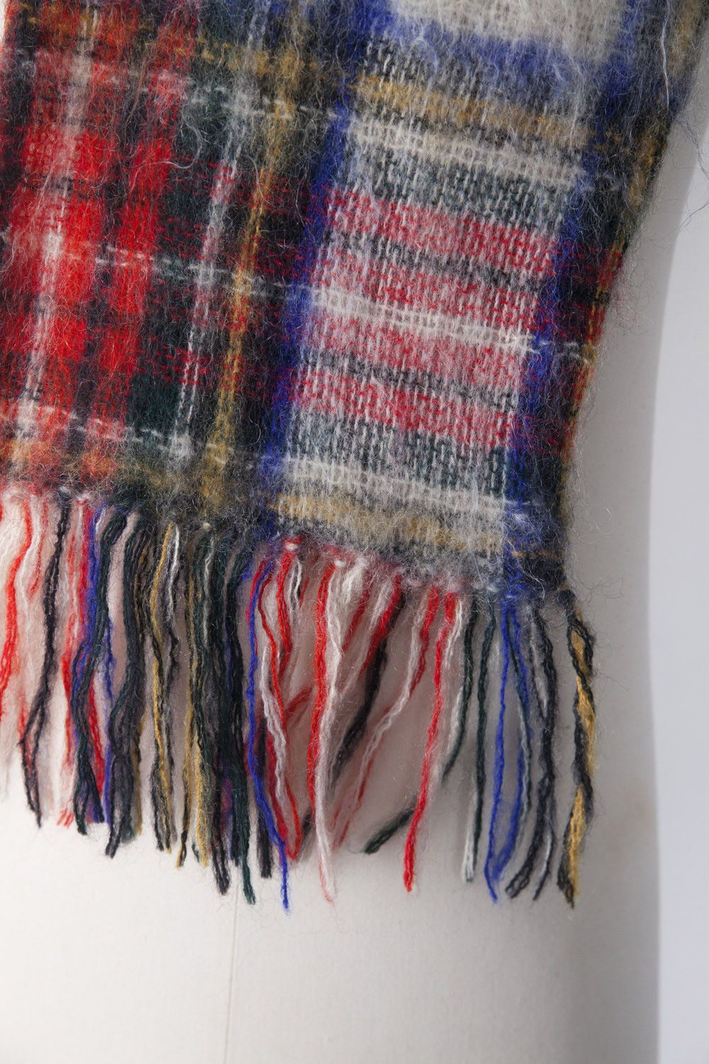 Balenciaga AW08 tartan wool & mohair scarf Size ONE SIZE - 3 Thumbnail